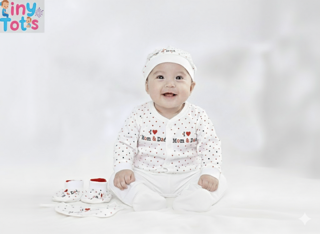 Newborn Winter Jabla Suit – 5 Pcs Set
